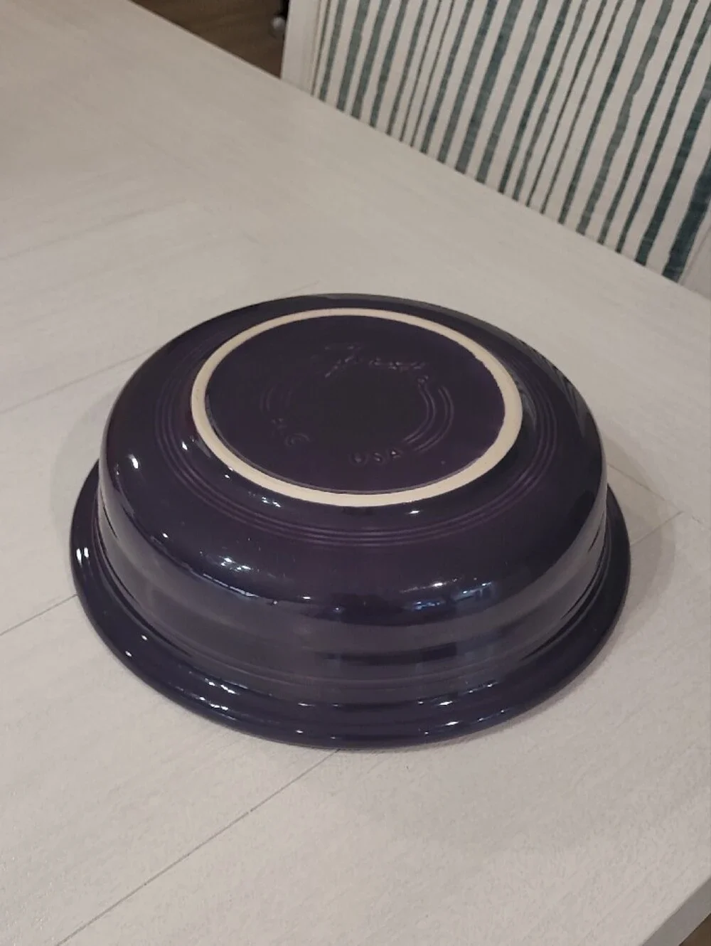 Fiesta Deep Plum Glazed Ceramic Bowl - 10 Inch